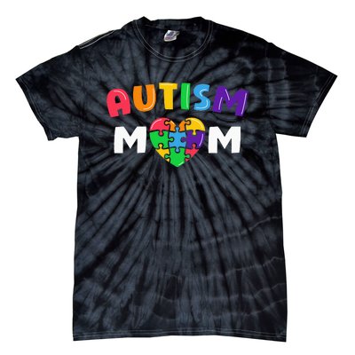 Autism Mom Autism Awareness Gift Autism month Tie-Dye T-Shirt