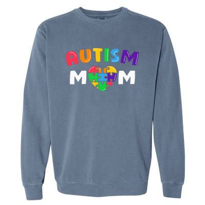 Autism Mom Autism Awareness Gift Autism month Garment-Dyed Sweatshirt