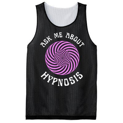 Ask Me About Hypnosis Mesh Reversible Basketball Jersey Tank