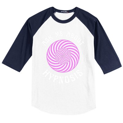 Ask Me About Hypnosis Baseball Sleeve Shirt