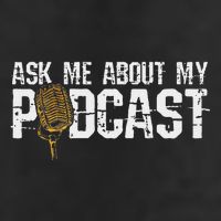 Ask Me About My Podcast Broadcaster Podcaster Host 25L Jumbo Tote