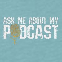 Ask Me About My Podcast Broadcaster Podcaster Host Sueded Cloud Jersey T-Shirt
