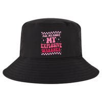 Ask Me About My Explosive Diarrhea Funny Poop Meme Groovy Cool Comfort Performance Bucket Hat