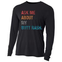 Ask Me About My Butt Rash Cooling Performance Long Sleeve Crew