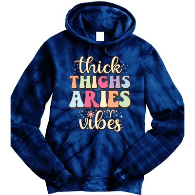 Aries March April Birthday Retro Astrology Aries Zodiac Sign Tie Dye Hoodie