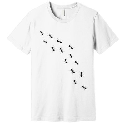 Ant Marching Ants Insect Women Gift Premium T-Shirt