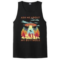 Ask Me About My Butthole Funny Alien Abduction PosiCharge Competitor Tank