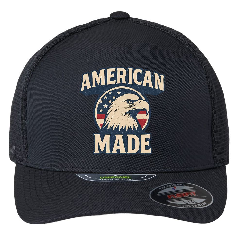 American Made Flexfit Unipanel Trucker Cap