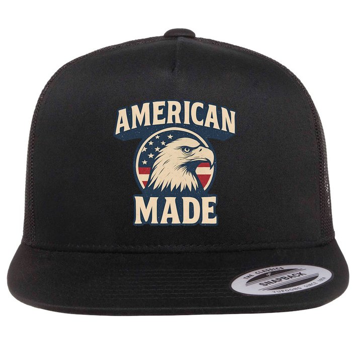 American Made Flat Bill Trucker Hat