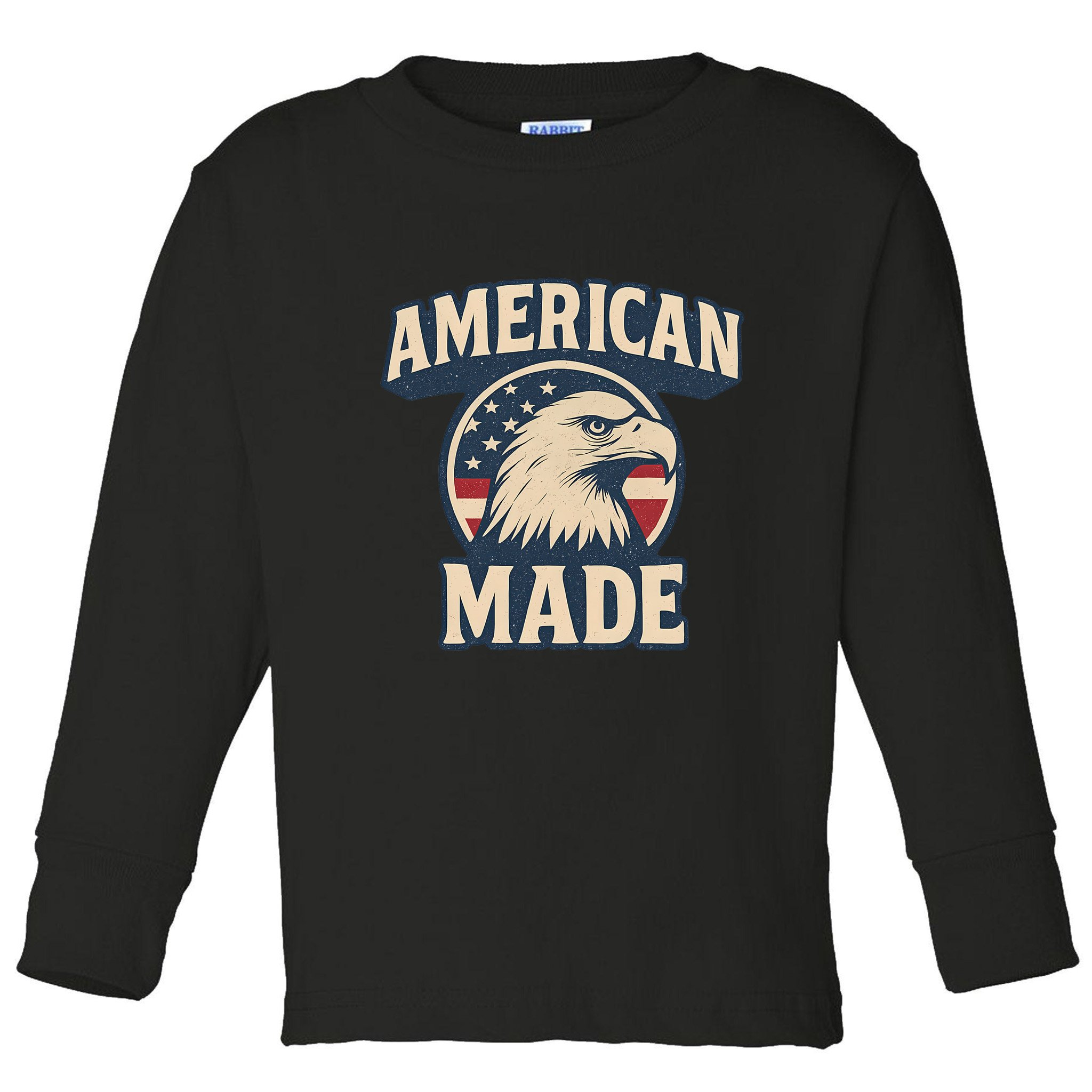 American Made Toddler Long Sleeve Shirt
