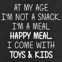 At My Age I'm Not A Snack I'm A Happy Meal Microfiber Hand Towel