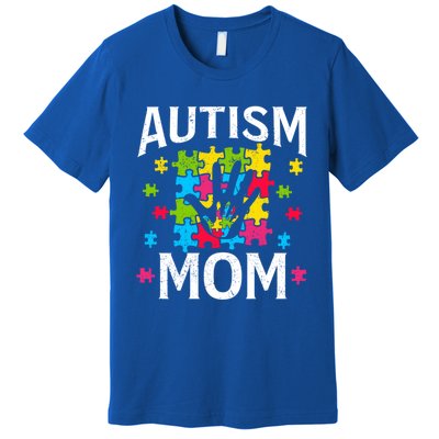 Autism Mom Autistic Quote Mother Mama Autism Awareness Gift Premium T-Shirt