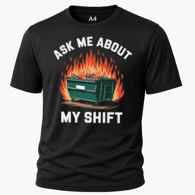 Ask Me About My Shift  Cooling Performance Crew T-Shirt