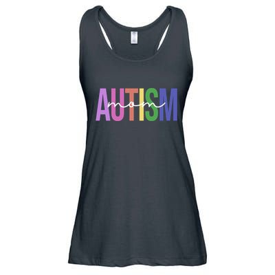 Autism Mom Awareness Colorful Ladies Essential Flowy Tank