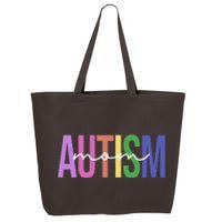 Autism Mom Awareness Colorful 25L Jumbo Tote