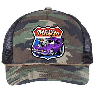 American Muscle Retro Rope Trucker Hat Cap