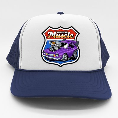 American Muscle Trucker Hat