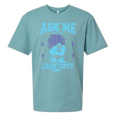 Ask Me About My Lobotomy Head Autopsy Man Sueded Cloud Jersey T-Shirt