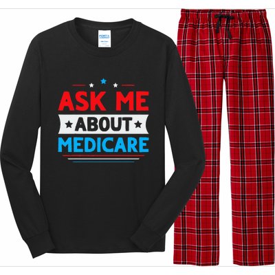 Ask Me About Medicare Quote For A Medicare Consultant Long Sleeve Pajama Set