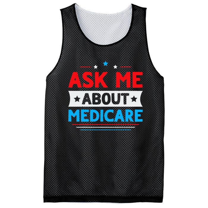 Ask Me About Medicare Quote For A Medicare Consultant Mesh Reversible Basketball Jersey Tank