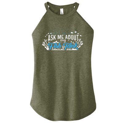 Ask Me About Fish Tank | Fishkeeping | Aquarium Women’s Perfect Tri Rocker Tank