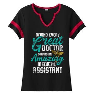 Amazing Medical Assistant Healthcare Worker Doctor Nurse Ladies Halftime Notch Neck Tee