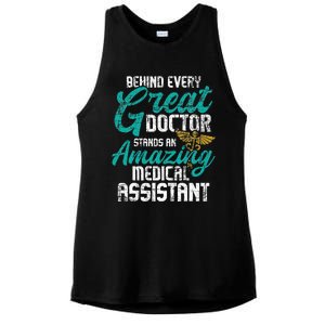 Amazing Medical Assistant Healthcare Worker Doctor Nurse Ladies PosiCharge Tri-Blend Wicking Tank