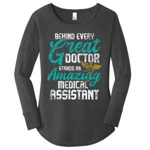 Amazing Medical Assistant Healthcare Worker Doctor Nurse Women's Perfect Tri Tunic Long Sleeve Shirt