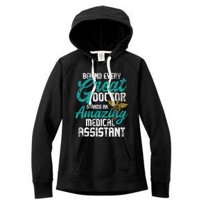 Amazing Medical Assistant Healthcare Worker Doctor Nurse Women's Fleece Hoodie