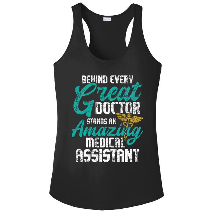 Amazing Medical Assistant Healthcare Worker Doctor Nurse Ladies PosiCharge Competitor Racerback Tank