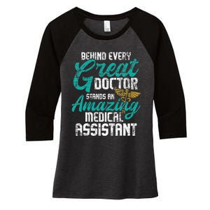 Amazing Medical Assistant Healthcare Worker Doctor Nurse Women's Tri-Blend 3/4-Sleeve Raglan Shirt