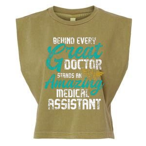 Amazing Medical Assistant Healthcare Worker Doctor Nurse Garment-Dyed Women's Muscle Tee