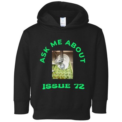 Ask Me About Issue 72 Inside Joke Restaurant Dishwasher Toddler Hoodie