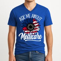 Ask Me About Medicare Health Insurance Consultant Gift V-Neck T-Shirt