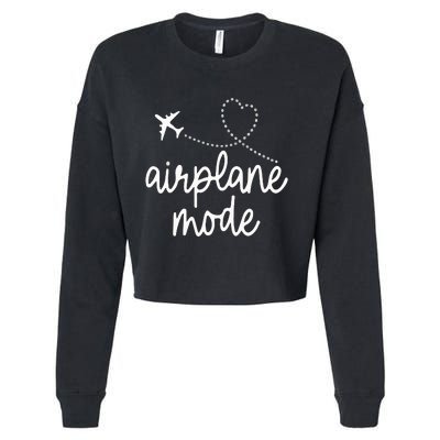 Airplane Mode Cropped Pullover Crew