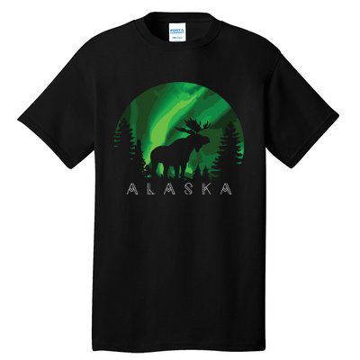 Alaska Moose Alaskan Landscape Scene Tall T-Shirt