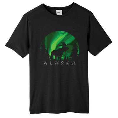 Alaska Moose Alaskan Landscape Scene Tall Fusion ChromaSoft Performance T-Shirt