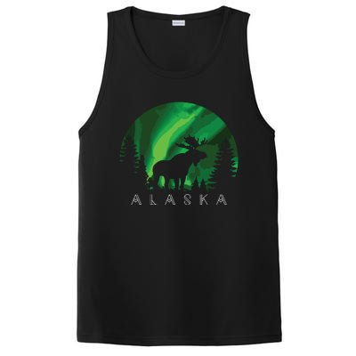 Alaska Moose Alaskan Landscape Scene PosiCharge Competitor Tank