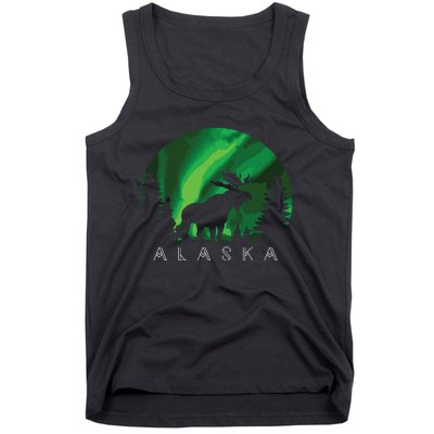 Alaska Moose Alaskan Landscape Scene Tank Top