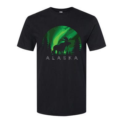 Alaska Moose Alaskan Landscape Scene Softstyle® CVC T-Shirt