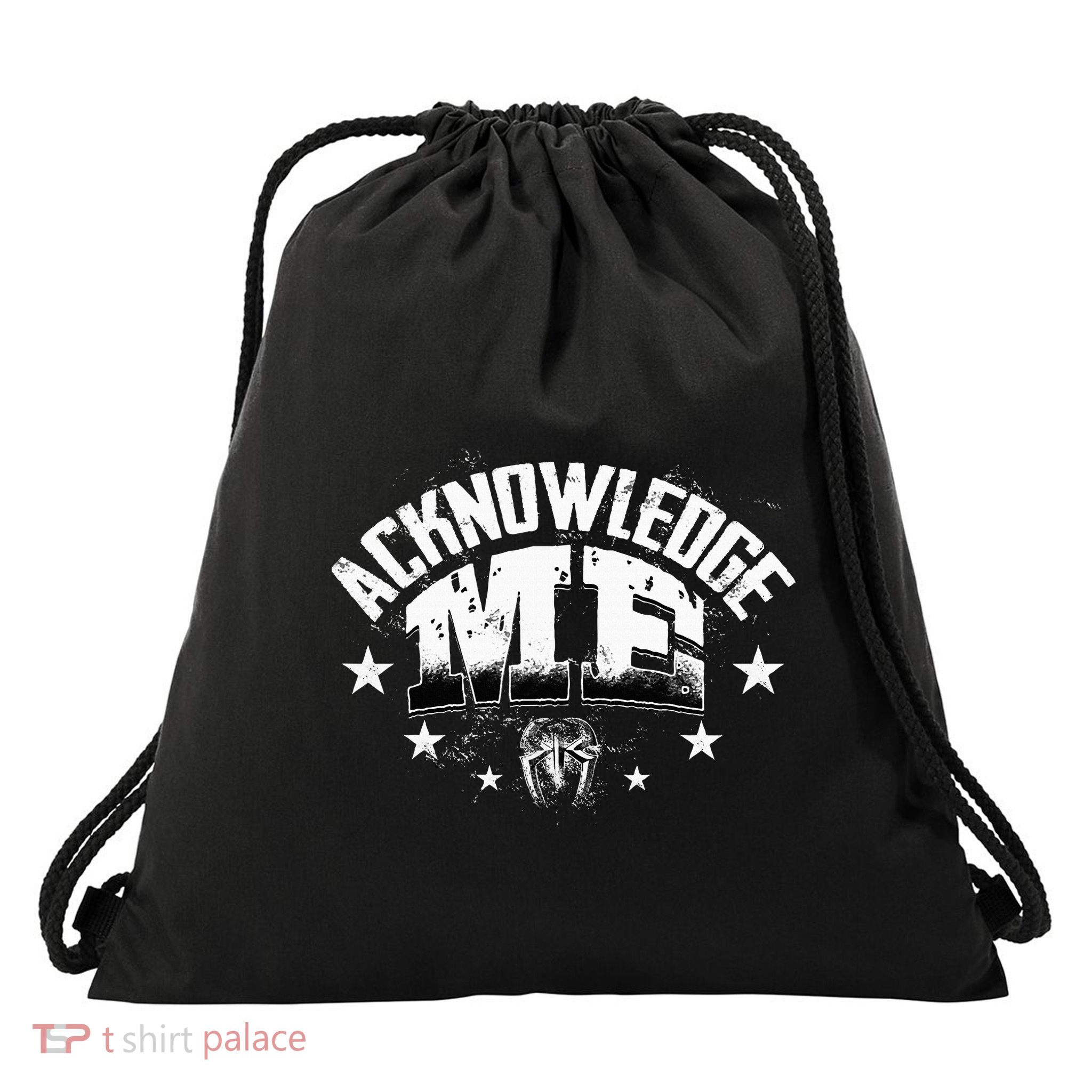 Acknowledge Me Drawstring Bag