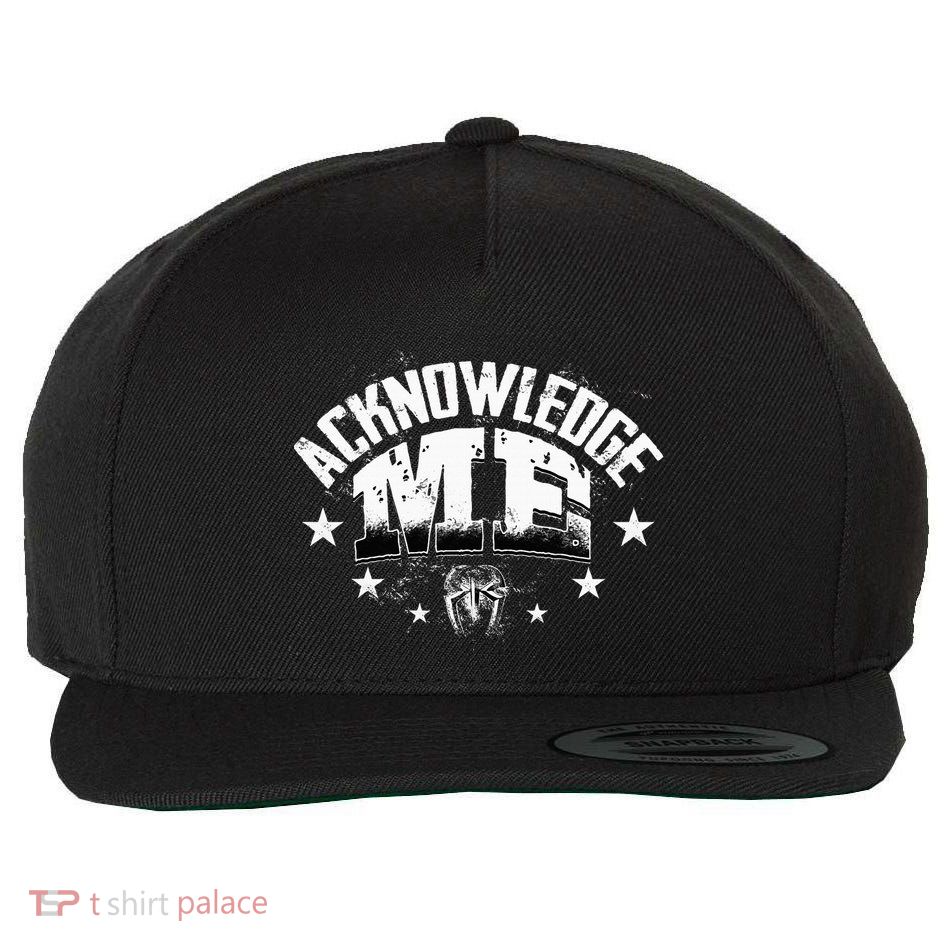 Acknowledge Me Wool Snapback Cap