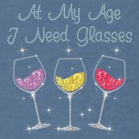 At My Age I Need Glasses  Garment-Dyed Sweatshirt