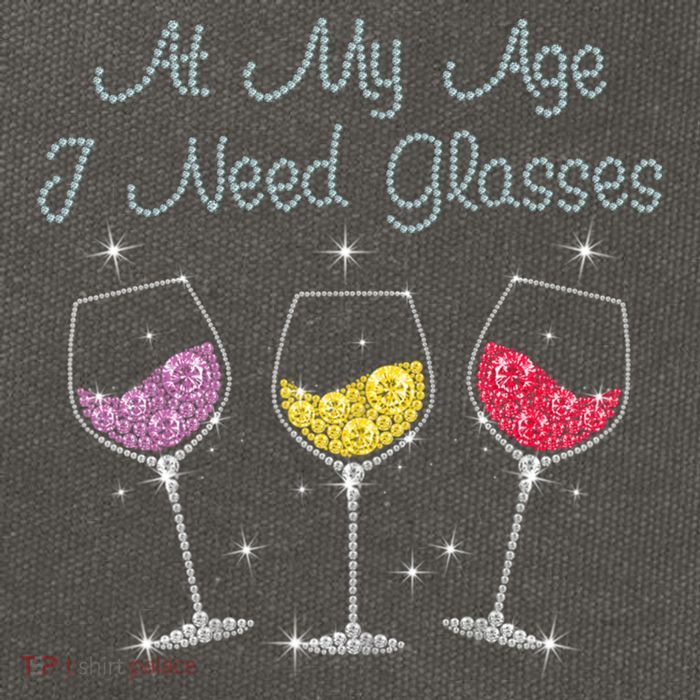 At My Age I Need Glasses  Cotton Canvas Backpack