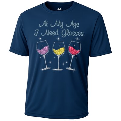 At My Age I Need Glasses  Performance Shirt