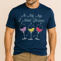 At My Age I Need Glasses  Cooling Performance Crew T-Shirt