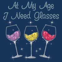 At My Age I Need Glasses  Drawstring Bag