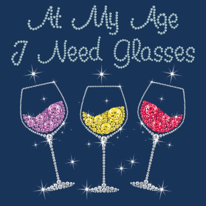 At My Age I Need Glasses  Drawstring Bag