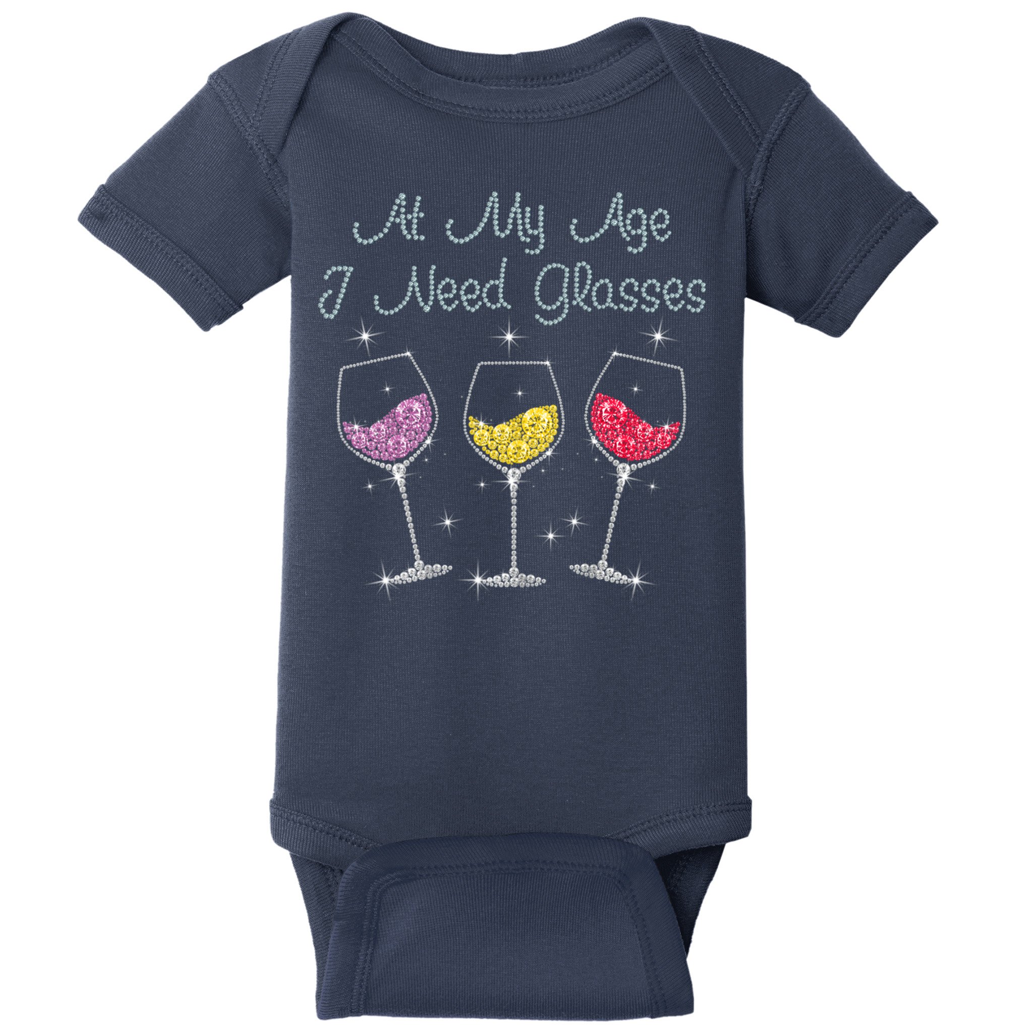 At My Age I Need Glasses  Baby Bodysuit