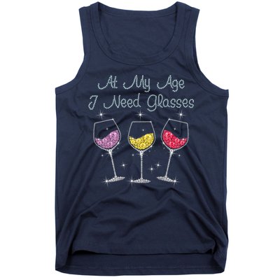 At My Age I Need Glasses  Tank Top